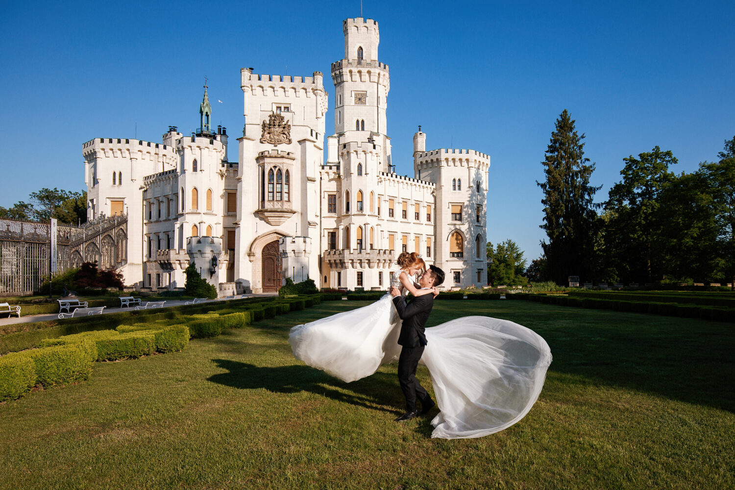 Свадьба в замке Глубока над Влтавой